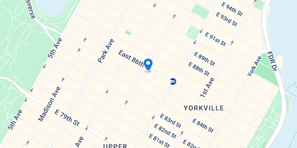 205 E 85TH ST LOCATION MAP